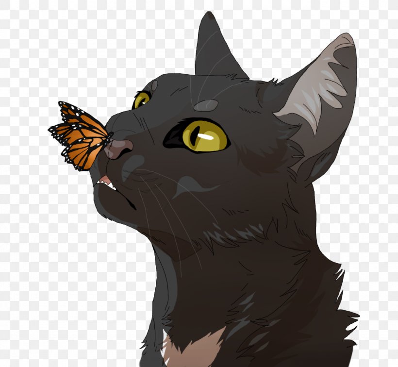 Domestic Short-haired Cat Whiskers Ravenpaw Warriors, PNG, 1280x1181px, Cat, Black Cat, Carnivoran, Cartoon, Cat Like Mammal Download Free