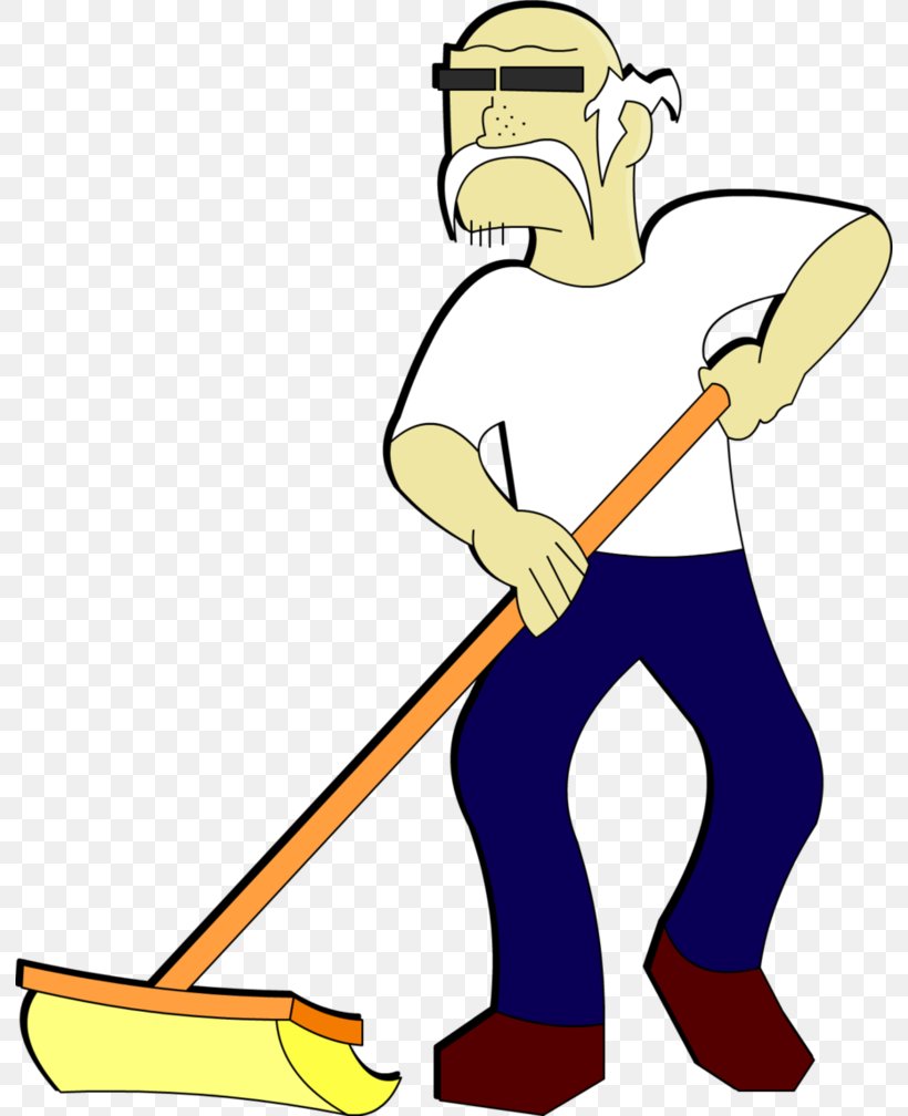 Janitor Cleaner Mop Cartoon Clip Art, PNG, 792x1008px, Janitor, Area, Arm, Artwork, Baseball Equipment Download Free