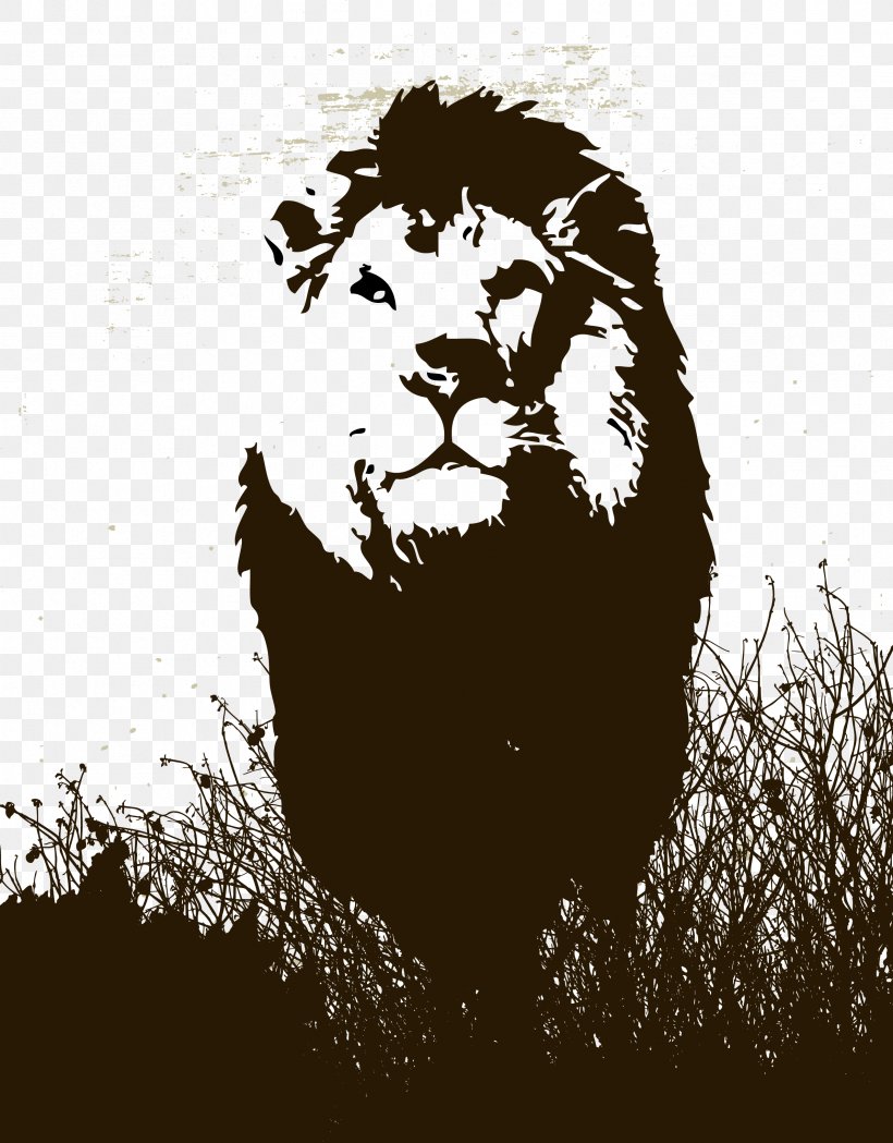 Maasai Mara Lion Wall Decal Sticker, PNG, 2382x3049px, Maasai Mara, Adhesive, Art, Big Cats, Black And White Download Free