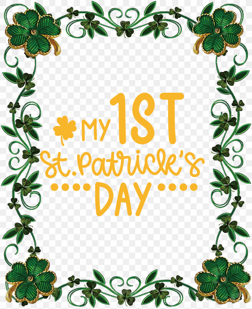 My 1st Patricks Day Saint Patrick, PNG, 2451x3000px, Patricks Day, Holiday, Leprechaun, Picture Frame, Saint Patrick Download Free