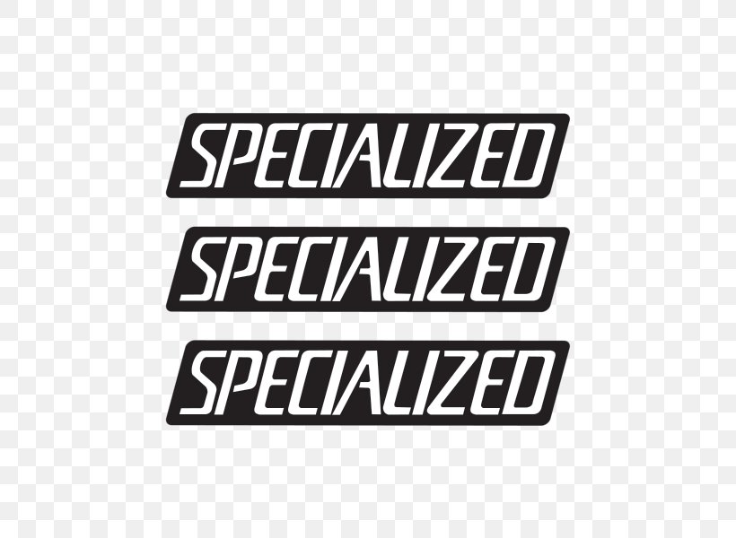 Specialized Stumpjumper Logo Sticker Decal Bicycle, PNG, 600x600px, Specialized Stumpjumper, Area, Bicycle, Black, Black And White Download Free