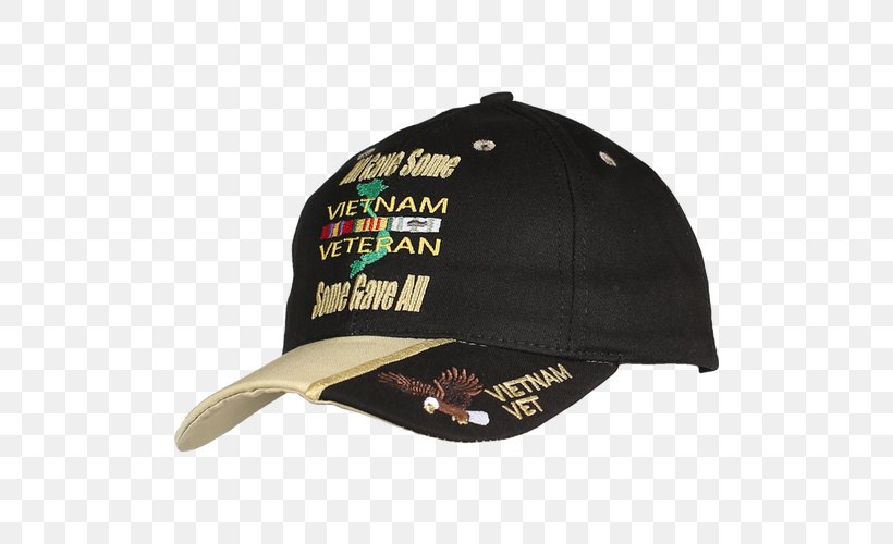 Baseball Cap United States Vietnam Veteran, PNG, 500x500px, Baseball Cap, Brand, Cap, Hat, Headgear Download Free