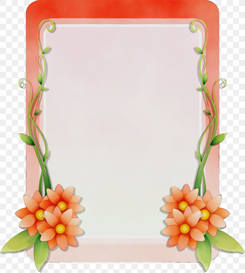 Picture Frame, PNG, 1451x1615px, Flower Rectangle Frame, Cut Flowers, Floral Rectangle Frame, Flower, Interior Design Download Free