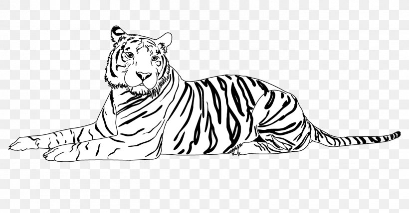 Tiger Whiskers Lion Cat Line Art, PNG, 1403x733px, Tiger, Animal, Animal Figure, Art, Artwork Download Free
