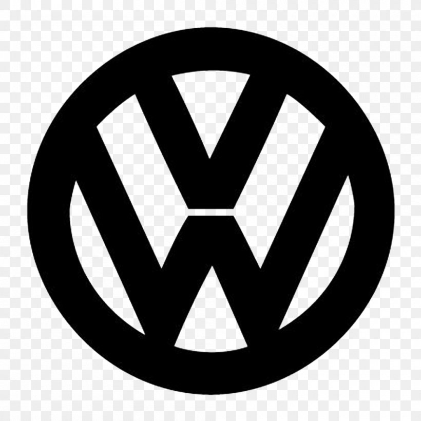 Volkswagen Type 2 Volkswagen Beetle Car Volkswagen Group, PNG, 1000x1000px, Volkswagen, Black And White, Brand, Campervan, Car Download Free