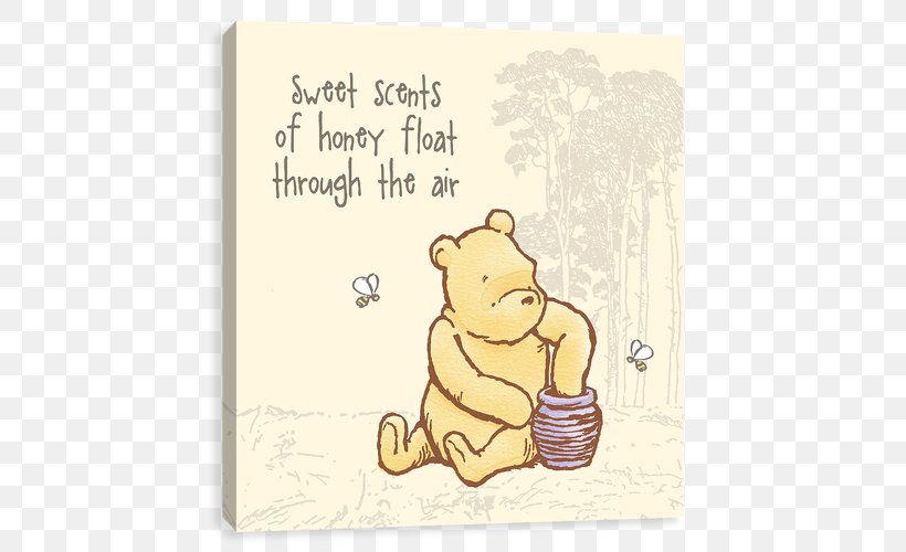 Winnie-the-Pooh Eeyore Tigger Piglet Winnipeg, PNG, 500x500px, Watercolor, Cartoon, Flower, Frame, Heart Download Free
