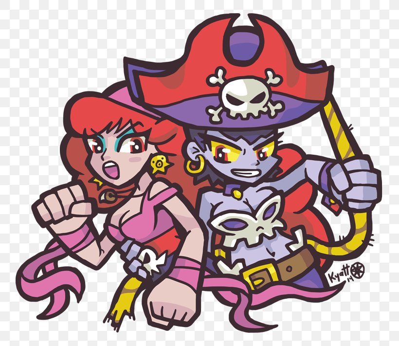 Wario Land: Super Mario Land 3 Wario Land 4 Shantae And The Pirate's Curse Shantae: Half-Genie Hero, PNG, 800x711px, Wario Land Super Mario Land 3, Art, Artwork, Capitana Sirope, Cartoon Download Free