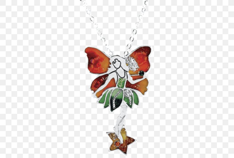 Charms & Pendants Necklace Fairy Medal Christmas Ornament, PNG, 555x555px, Charms Pendants, Butterfly, Christmas, Christmas Ornament, Clothing Accessories Download Free