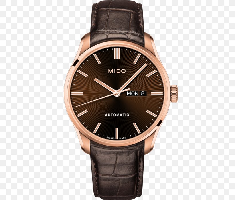Mido Automatic Watch Clock Breitling SA, PNG, 494x698px, Mido, Automatic Watch, Brand, Breitling Sa, Brown Download Free