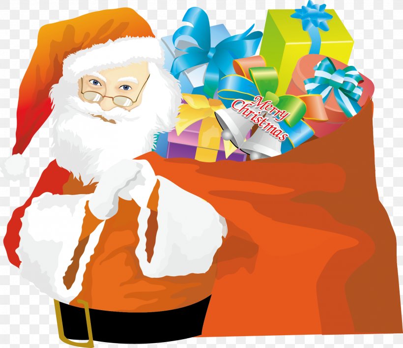Santa Claus Christmas Card Christmas Gift, PNG, 1769x1528px, Santa Claus, Art, Christmas, Christmas Card, Christmas Decoration Download Free