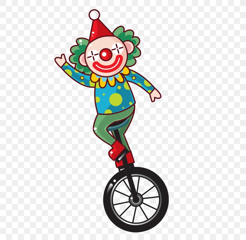 Clown Unicycle Clip Art, PNG, 800x800px, Clown, Cartoon, Circus, Entertainment, Image Resolution Download Free