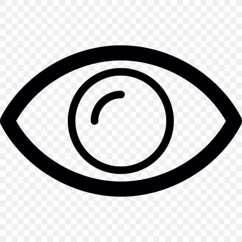 Size Eye, PNG, 1024x1024px, Television, Area, Black, Black And White, Computer Monitors Download Free