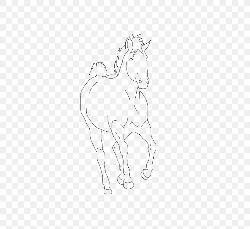 Mane Pony Foal Halter Mustang, PNG, 587x750px, Mane, Animal Figure, Arm, Artwork, Black And White Download Free