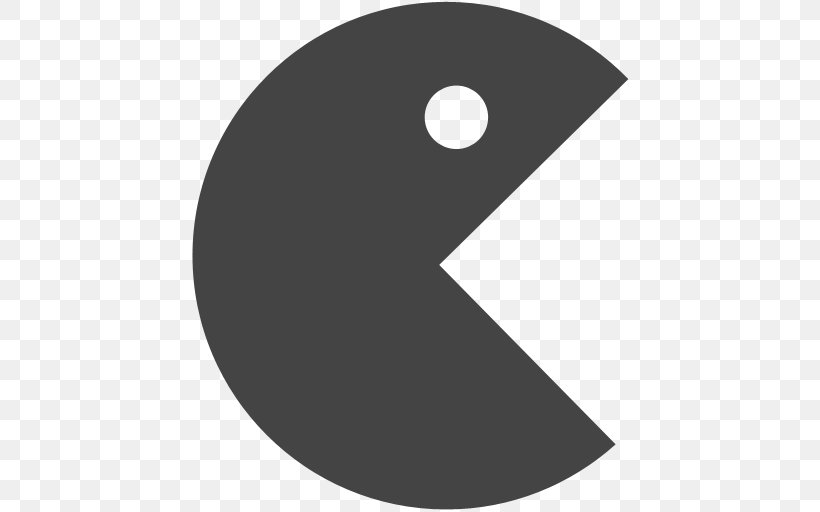 Pac-Man, PNG, 512x512px, Pacman, Arcade Game, Black And White, Symbol, User Interface Download Free