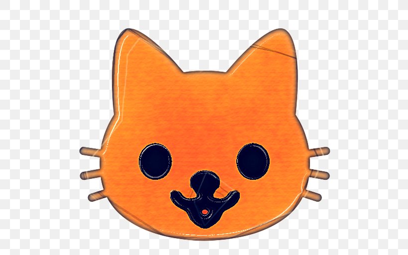 Orange, PNG, 512x512px, Whiskers, Cartoon, Cat, Coin Purse, Emoji Download Free