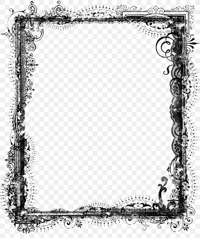 Picture Frames Ornament Art, PNG, 1796x2144px, Picture Frames, Area, Art, Black And White, Border Download Free