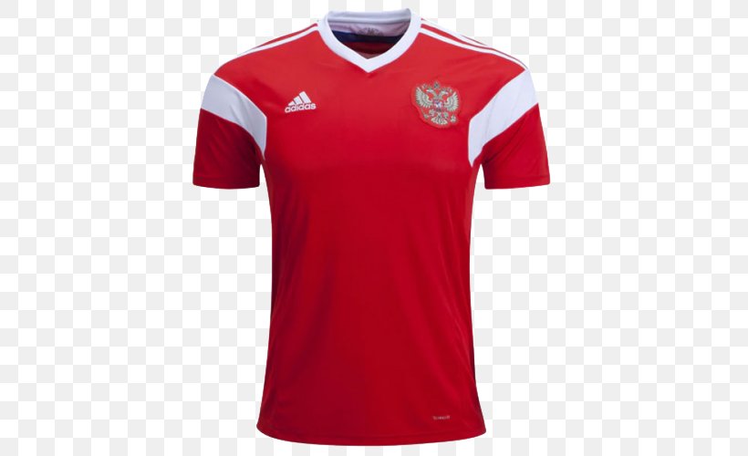 2018 World Cup Russia National Football Team T-shirt Jersey, PNG, 500x500px, 2018 World Cup, Active Shirt, Adidas, Ball, Clothing Download Free