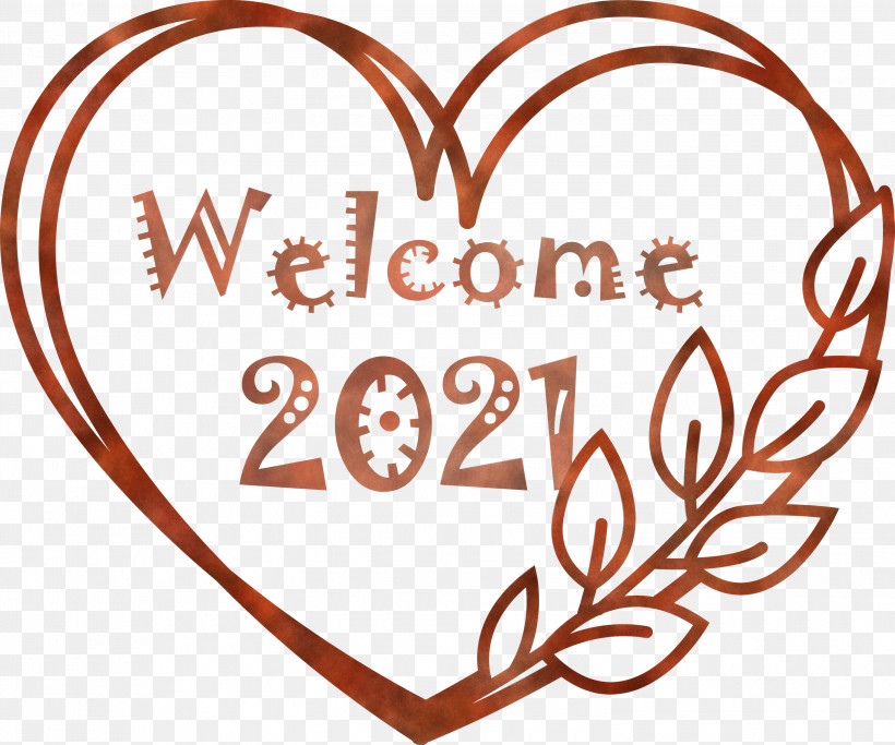 New Year 2021 Welcome, PNG, 3000x2501px, New Year 2021 Welcome, Christmas Day, Drawing, Line Art, Logo Download Free