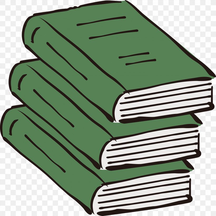 Books Book, PNG, 3000x2999px, Books, Book, Geometry, Green, Line Download Free