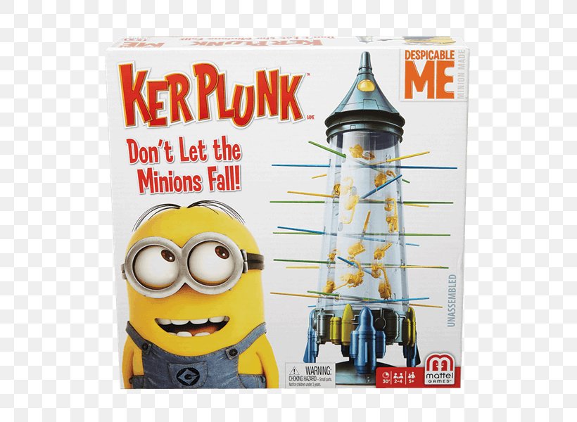 Mattel KerPlunk Minions Game Despicable Me, PNG, 600x600px, Kerplunk, Bed Bath Beyond, Board Game, Despicable Me, Game Download Free