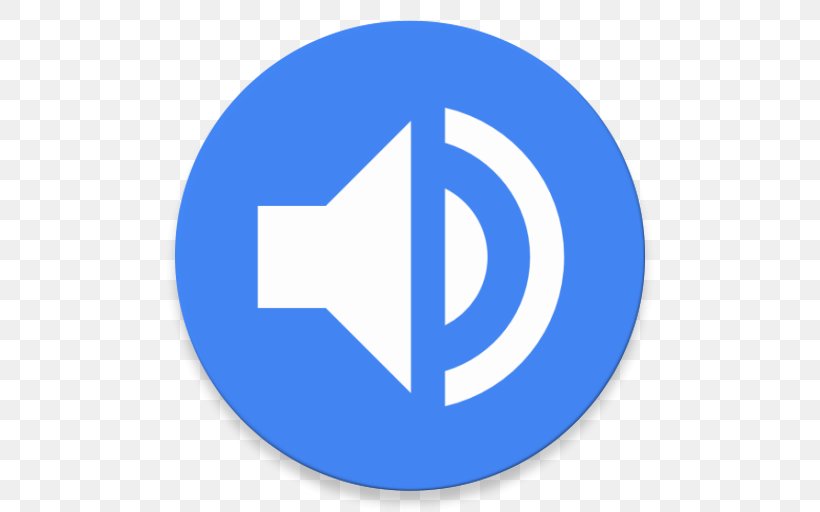 Volume Booster Pro Android Bass Booster, PNG, 512x512px, Volume Booster Pro, Android, Area, Bass Booster, Blue Download Free