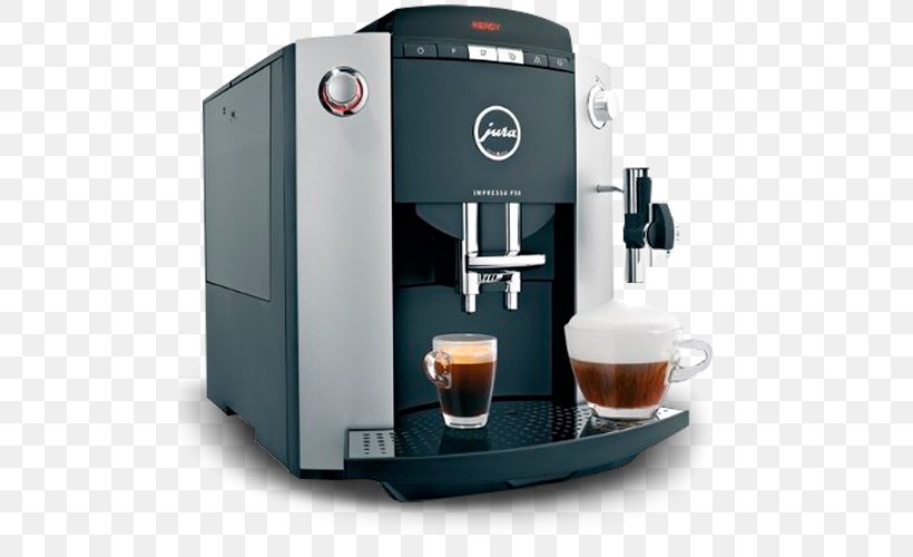 Coffeemaker Cappuccino Jura Elektroapparate Kaffeautomat, PNG, 500x500px, Coffee, Cappuccino, Coffeemaker, Drip Coffee Maker, Espresso Download Free