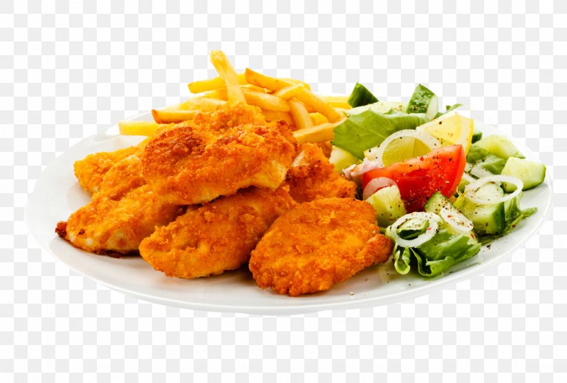 Fast Food Chicken Nugget French Fries Fried Chicken, PNG, 1024x694px, Fast Food, Animal Source Foods, Chicken, Chicken Fingers, Chicken Meat Download Free
