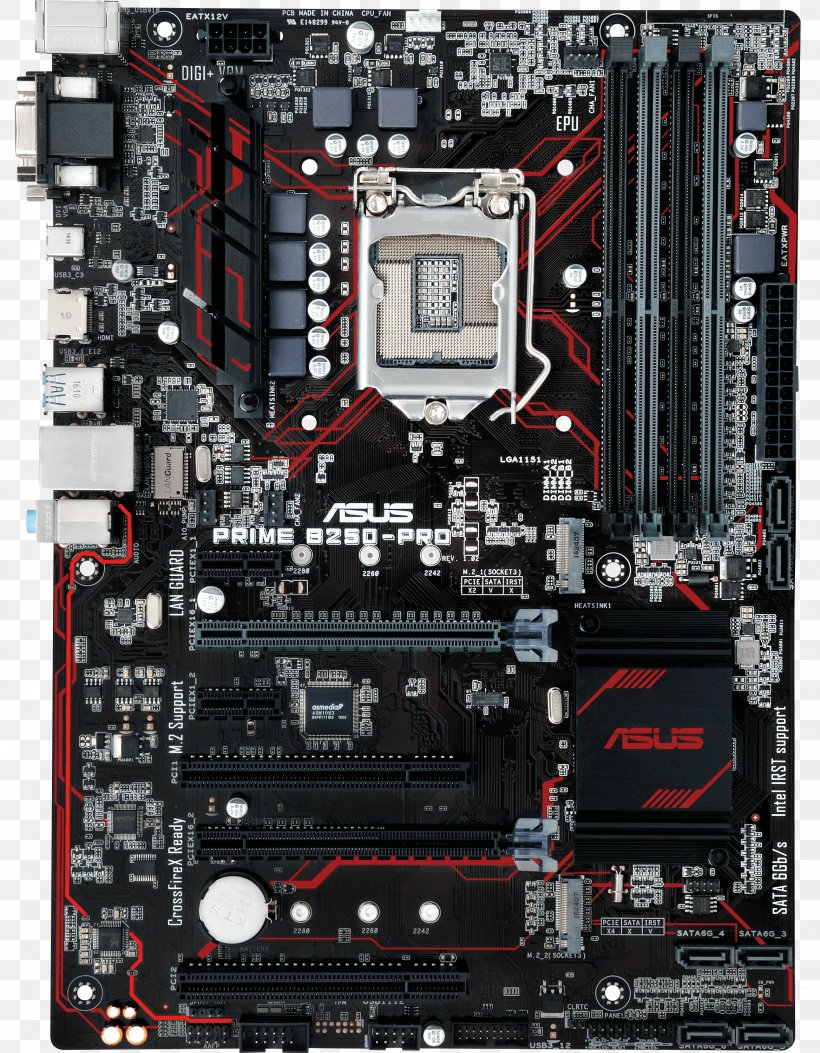 Intel Kaby Lake LGA 1151 ATX Motherboard, PNG, 2335x3000px, Intel, Atx, Computer, Computer Accessory, Computer Case Download Free