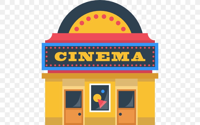 Cinema Building Film, PNG, 512x512px, Cinema, Animated Cartoon, Architecture, Area, Brand Download Free