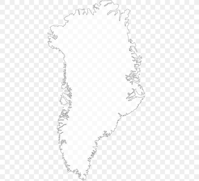 Greenland Line White Point Blank Map, PNG, 429x748px, Greenland, Area, Black And White, Blank Map, Drawing Download Free