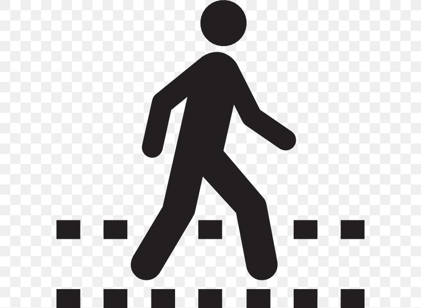 Pedestrian Crossing Clip Art, PNG, 600x601px, Pedestrian Crossing, Area, Black, Black And White, Brand Download Free