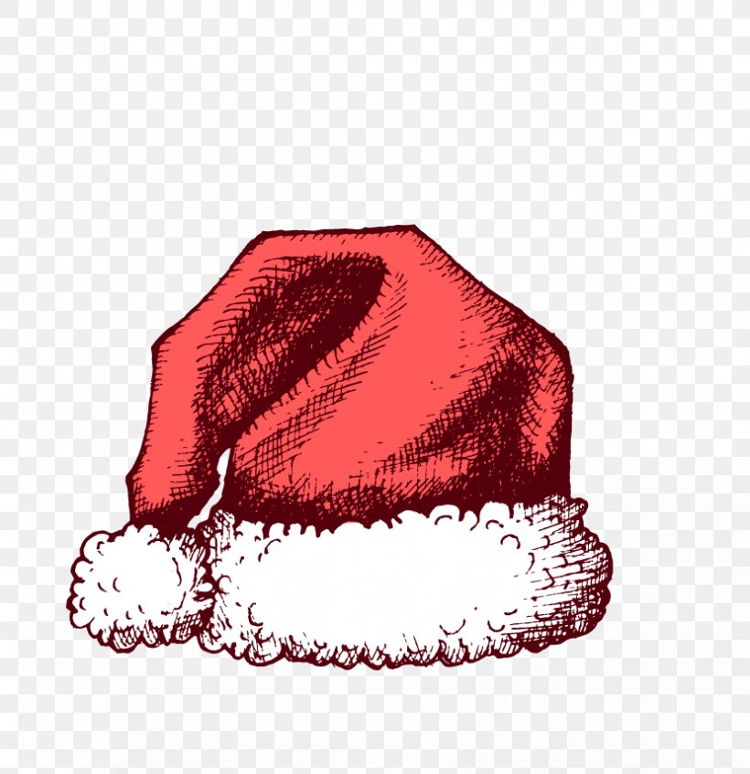 Santa Claus Christmas Hat, PNG, 829x857px, Santa Claus, Christmas, Designer, Drawing, Fictional Character Download Free