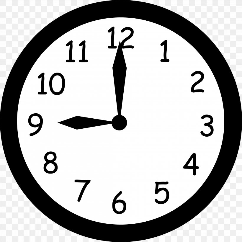 Alarm Clock Black And White Clip Art, PNG, 4400x4400px, Clock, Alarm Clock, Area, Black And White, Blog Download Free