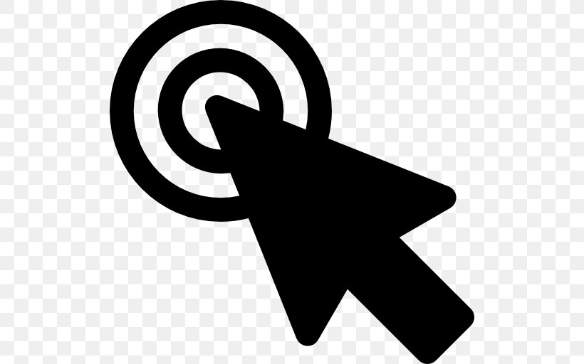Computer Mouse Pointer Cursor Arrow, PNG, 512x512px, Computer Mouse, Artwork, Auto Clicker, Black And White, Cursor Download Free
