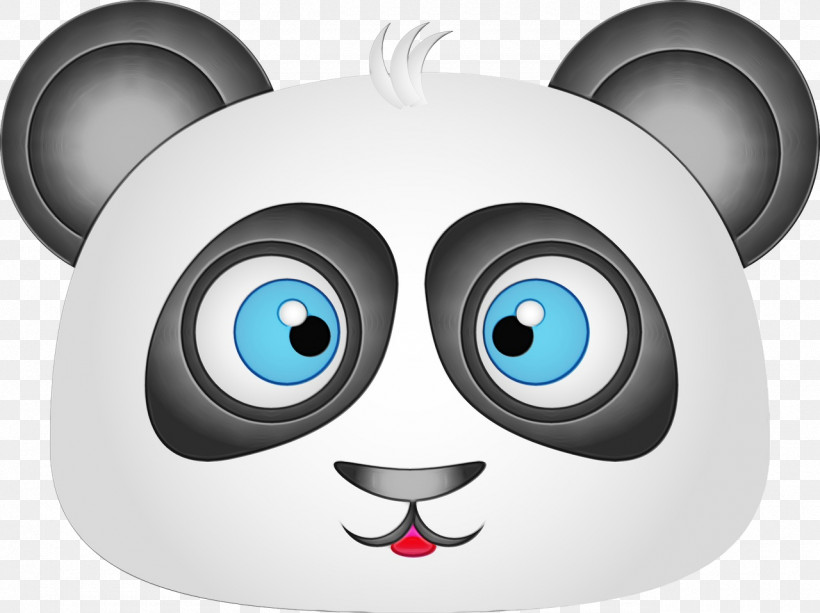 Giant Panda Bears Drawing Cartoon Logo, PNG, 1280x958px, Watercolor, Bears, Cartoon, Drawing, Giant Panda Download Free