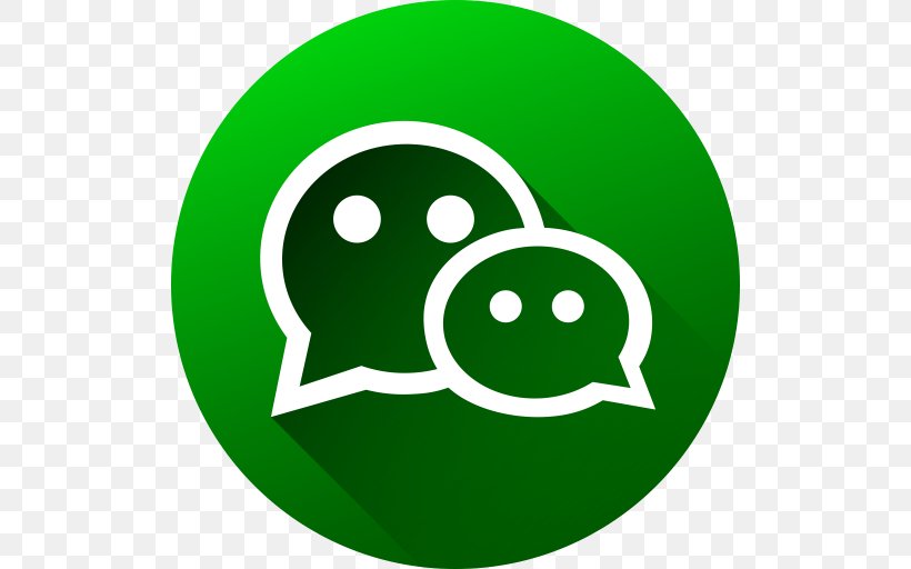 Social Media WeChat Symbol Smiley, PNG, 512x512px, Social Media, Business, Communicatiemiddel, Emoticon, Grass Download Free