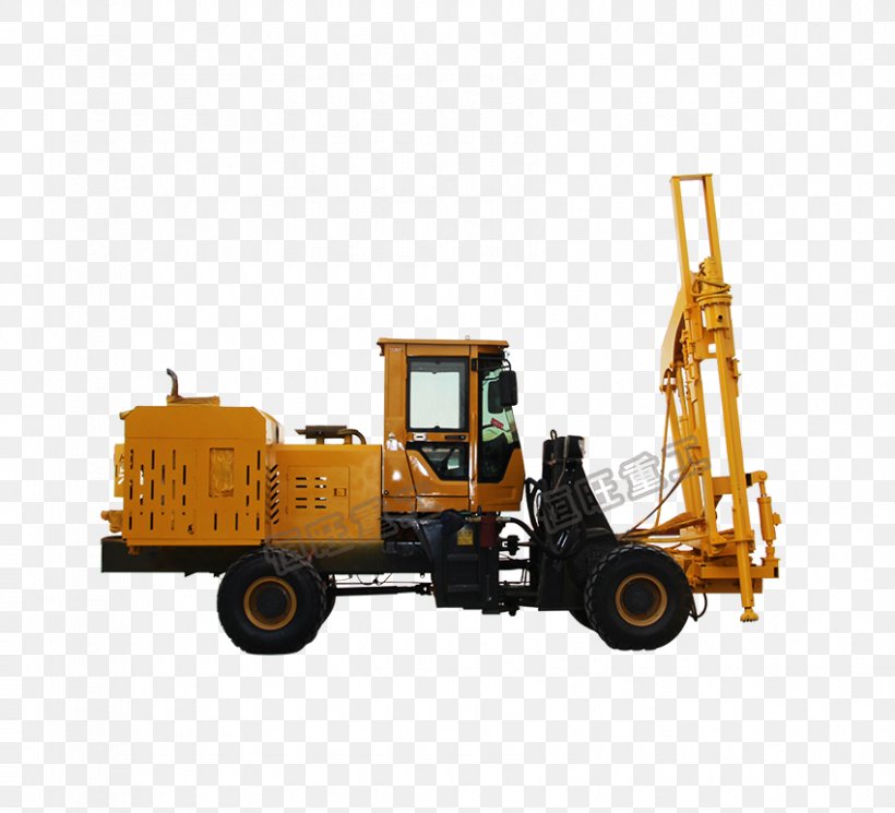 Machine Bulldozer Pile Driver Augers Deep Foundation, PNG, 850x773px, Machine, Architectural Engineering, Augers, Bulldozer, Construction Equipment Download Free