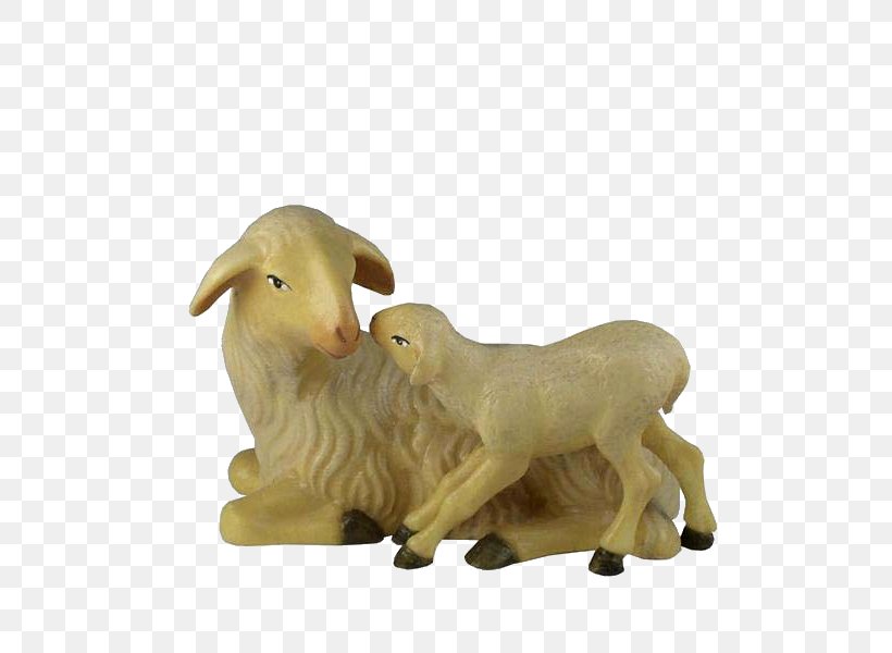 Sheep Goat Wood Nativity Scene Ornatis, PNG, 600x600px, Sheep, Animal Figure, Cattle, Cattle Like Mammal, Centimeter Download Free