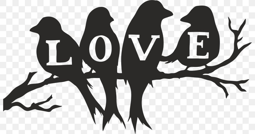 lovebird clipart silhouette