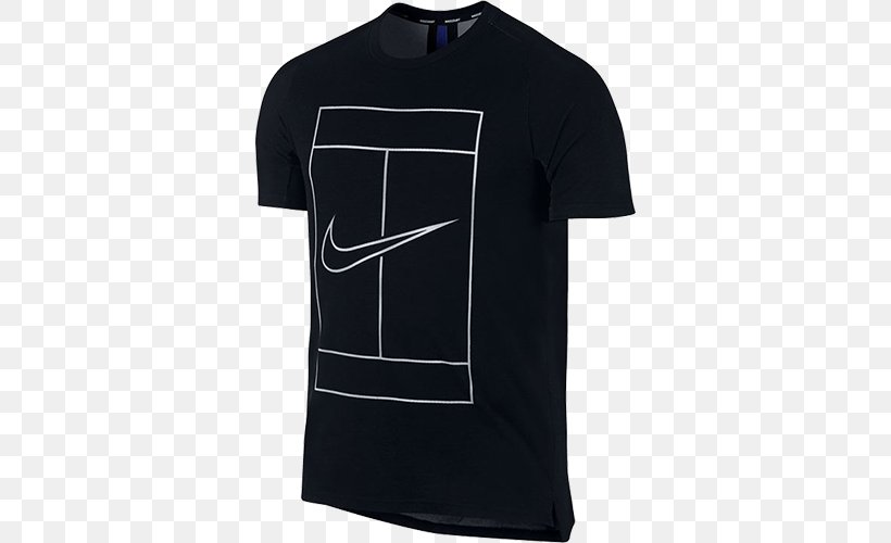 T-shirt Tennis Nike Sleeveless Shirt Polo Shirt, PNG, 500x500px, Tshirt, Active Shirt, Black, Brand, Clothing Download Free