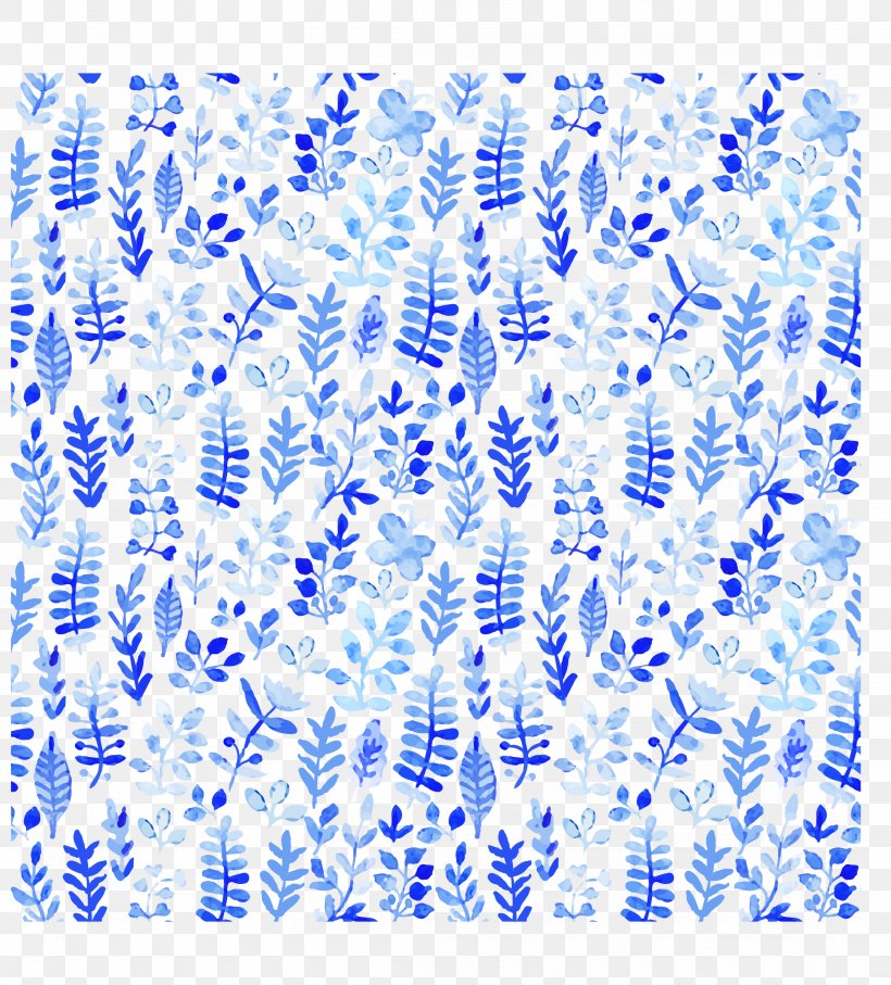 Watercolor Painting Pattern, PNG, 2185x2419px, Watercolor Painting, Area, Blue, Cobalt Blue, Electric Blue Download Free