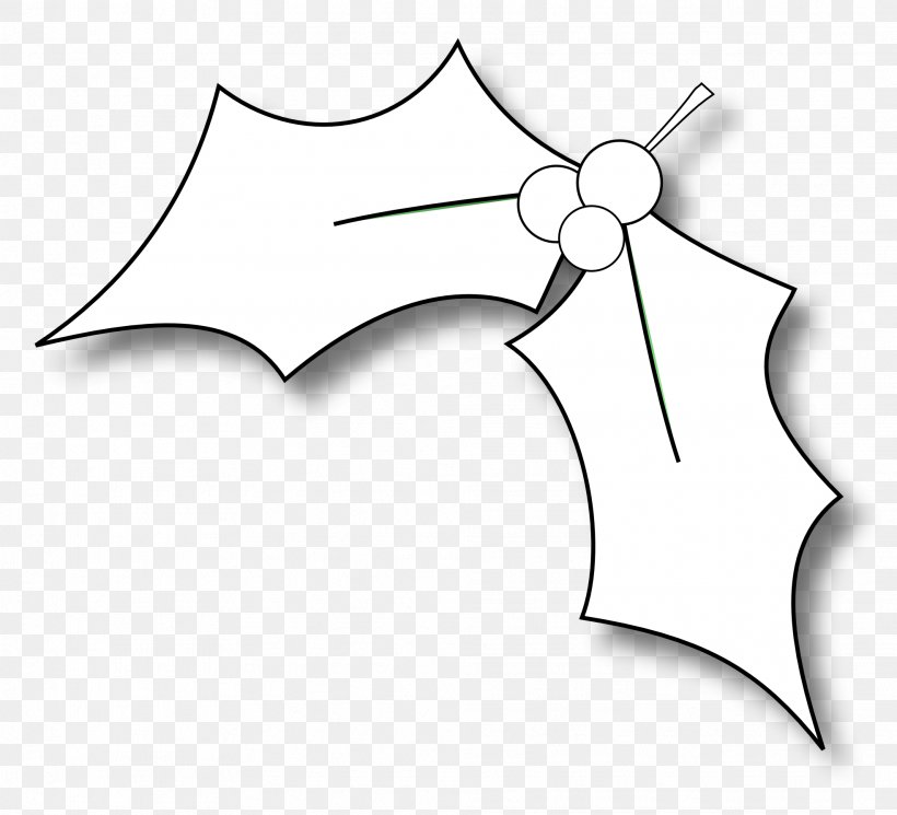 Common Holly Black And White Christmas Coloring Book Clip Art, PNG, 1969x1790px, Common Holly, Area, Artwork, Black And White, Child Download Free