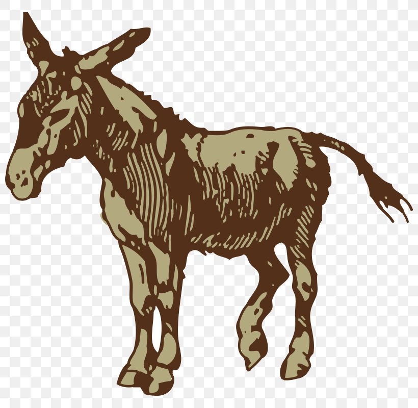 Donkey Royalty-free Clip Art, PNG, 800x800px, Donkey, Animal Figure, Colt, Drawing, Fauna Download Free