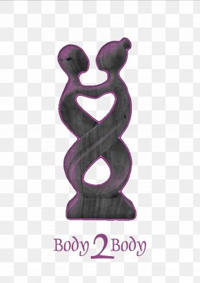 Embracing - Figurine Purple Font PNG