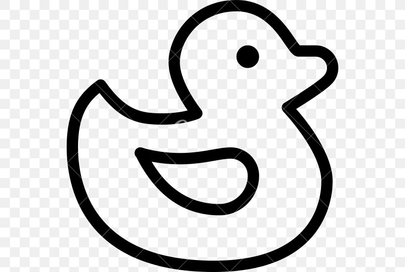 Rubber Duck Clip Art Vector Graphics Bird, PNG, 550x550px, Duck, Area, Bird, Black And White, Child Download Free