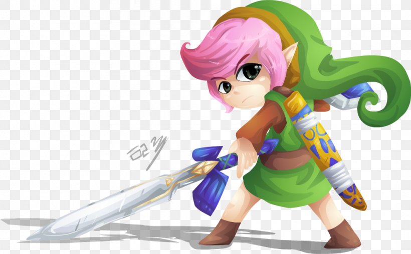 The Legend Of Zelda: A Link To The Past Zelda II: The Adventure Of Link Video Game Triforce, PNG, 1062x659px, Legend Of Zelda A Link To The Past, Action Figure, Art, Brown Hair, Character Download Free