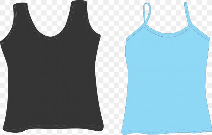 Top Sleeveless Shirt T-shirt Clip Art, PNG, 1655x1056px, Top, Active Tank, Black, Blue, Clothing Download Free