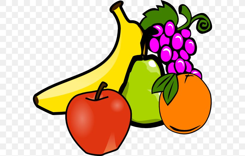 Fruit Salad Free Content Clip Art, PNG, 600x522px, Fruit Salad, Apple, Artwork, Banana, Diet Food Download Free