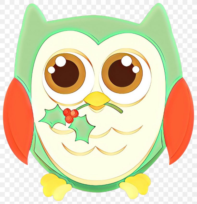 Owl Cartoon Green Bird Of Prey Bird, PNG, 868x900px, Owl, Bird, Bird Of ...