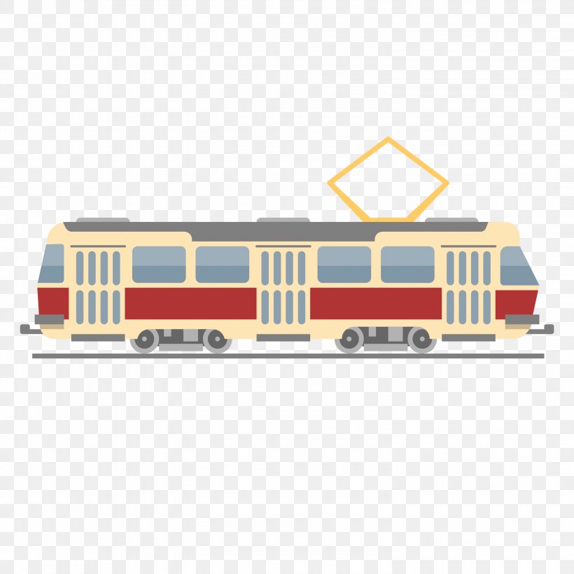 Train Tram Rail Transport Railroad Car, PNG, 3000x3000px, Train, Cargo, Elevation, Free Public Transport, Freight Car Download Free
